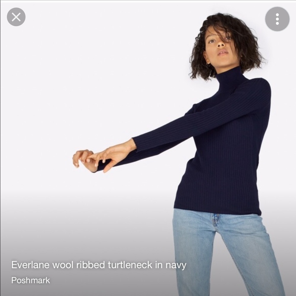 Everlane Ribbed Cashmere Turtleneck